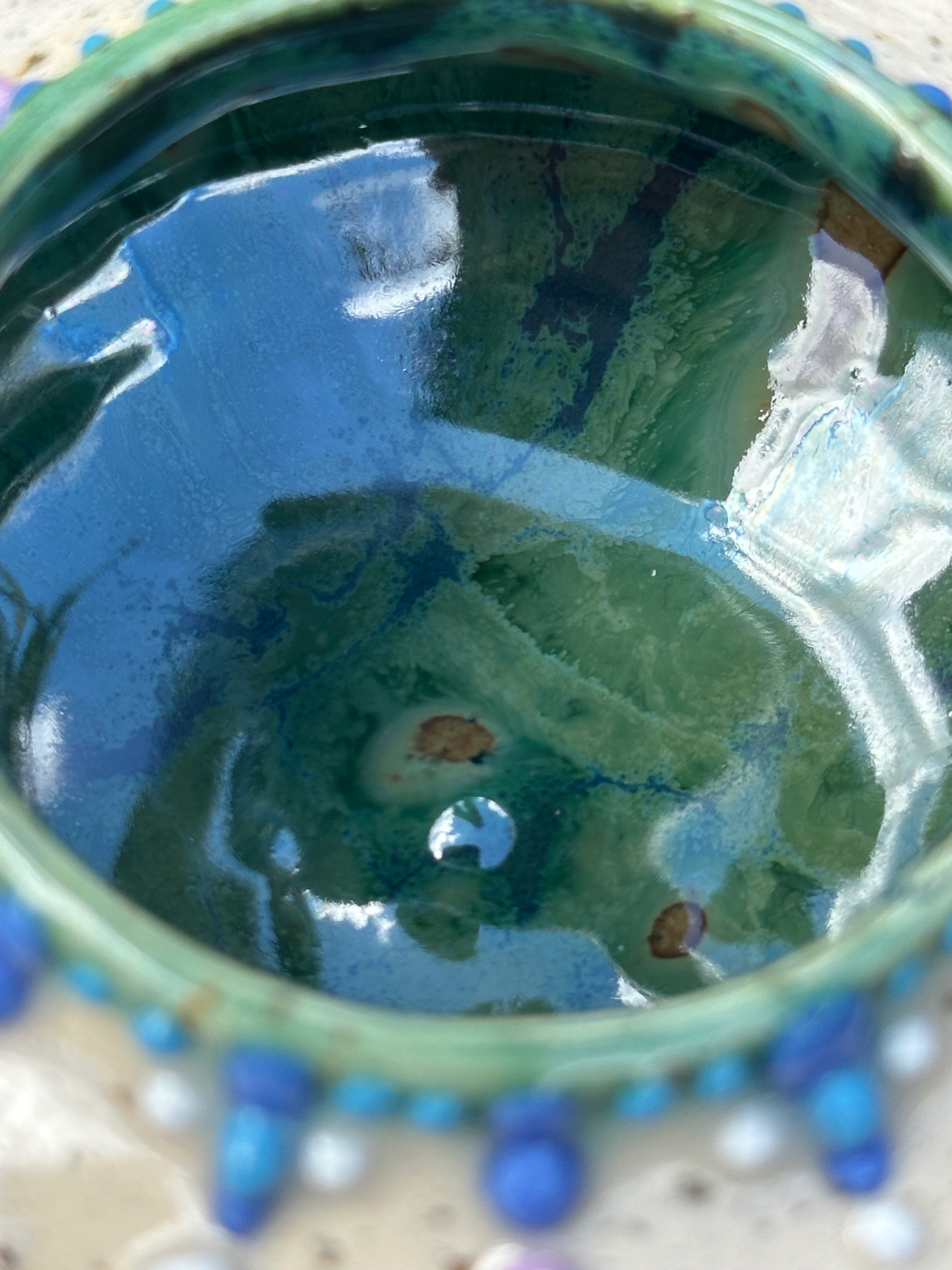 Frog(spawn): Wheel Thrown, Hand-Painted Ceramic Bowl