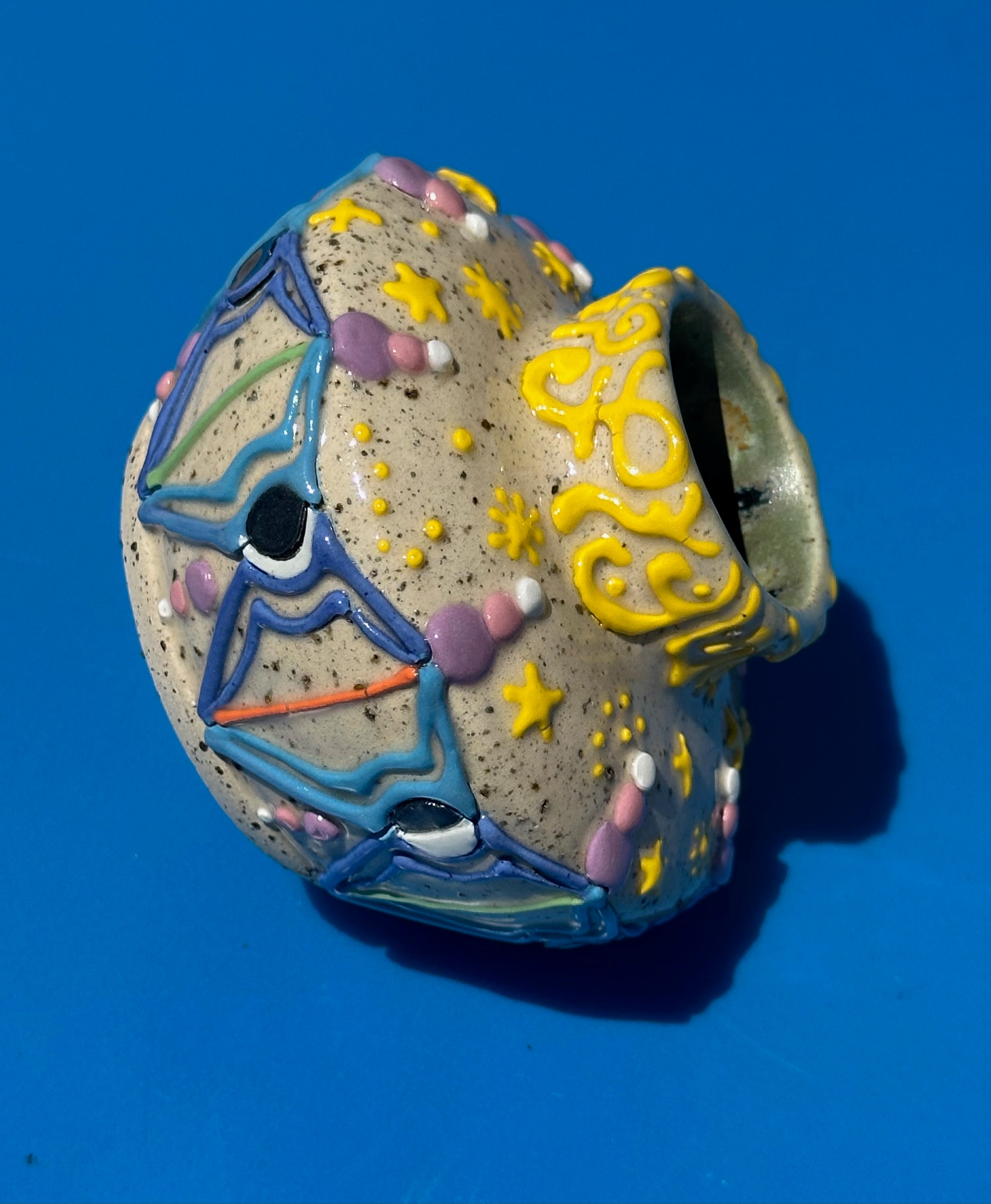 Phases: Wheel Thrown, Hand-Painted Ceramic Bowl