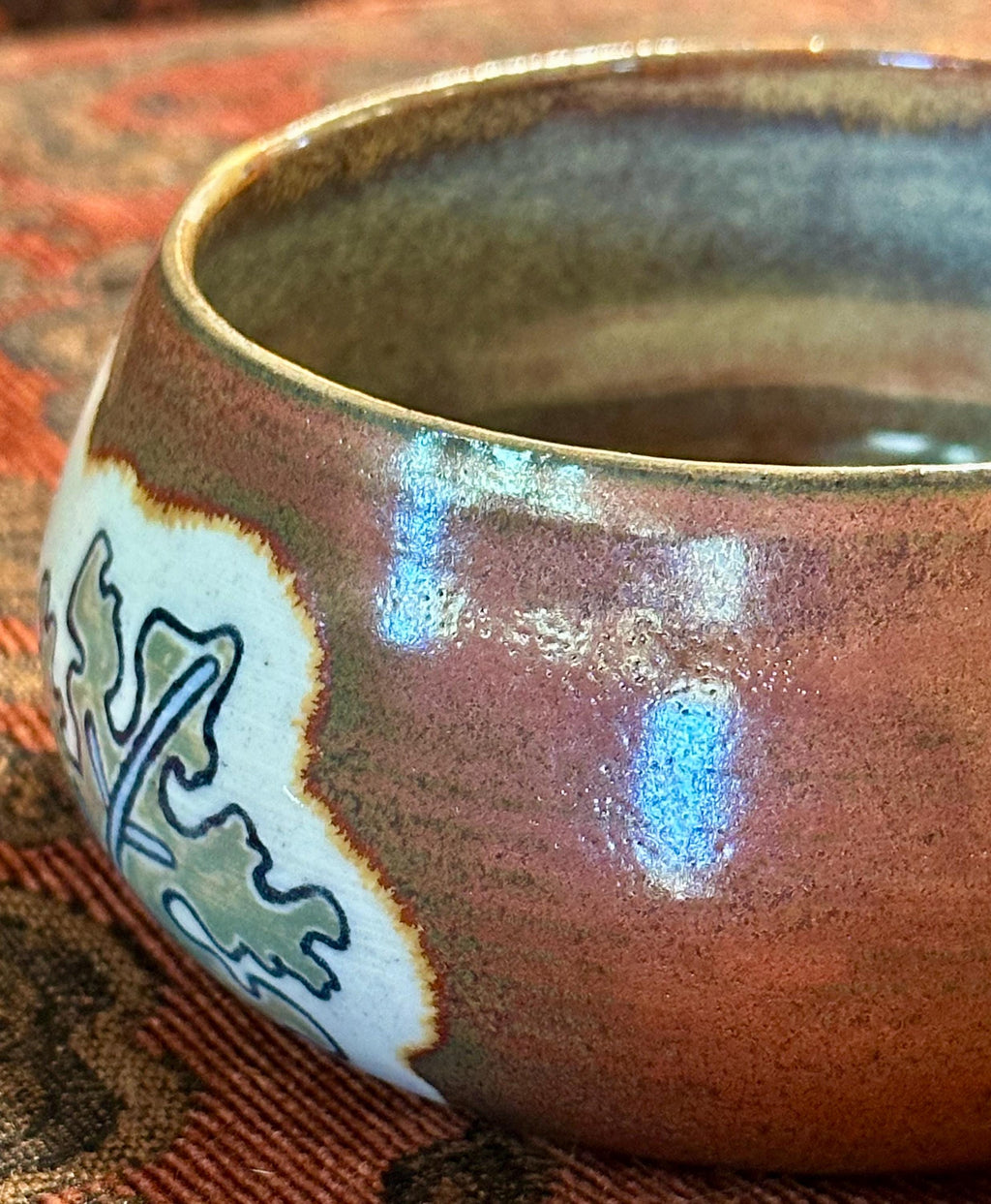 Mushroom Mushroom Mushroom: Wheel Thrown, Hand-Painted Ceramic Bowl