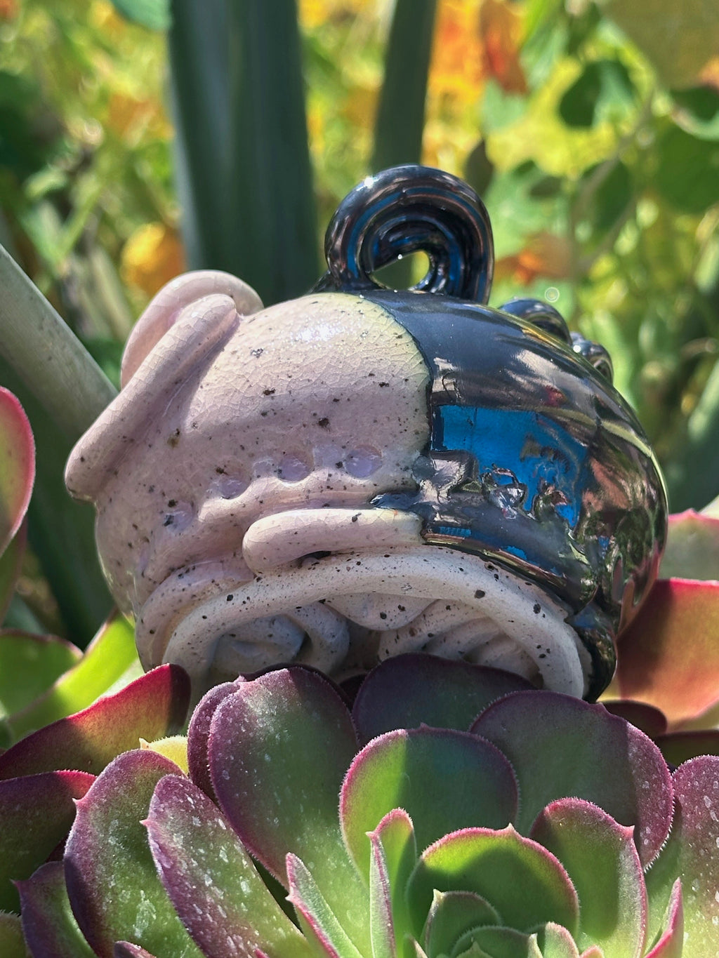 Come into the Light: Wheel Thrown, Hand-Painted Ceramic Bowl