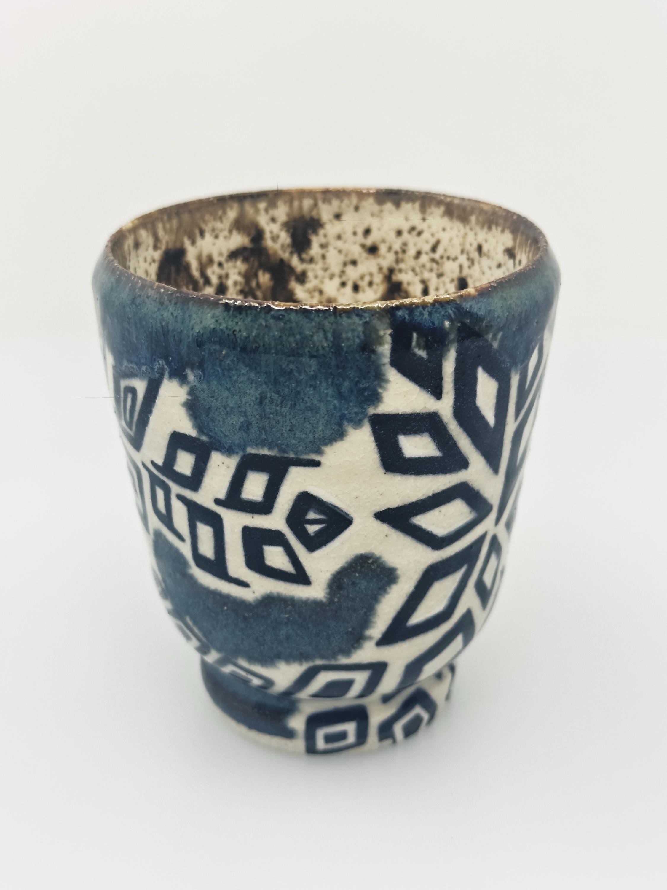 Diamonds In The Sky- Wheelthrown Ceramic Bow