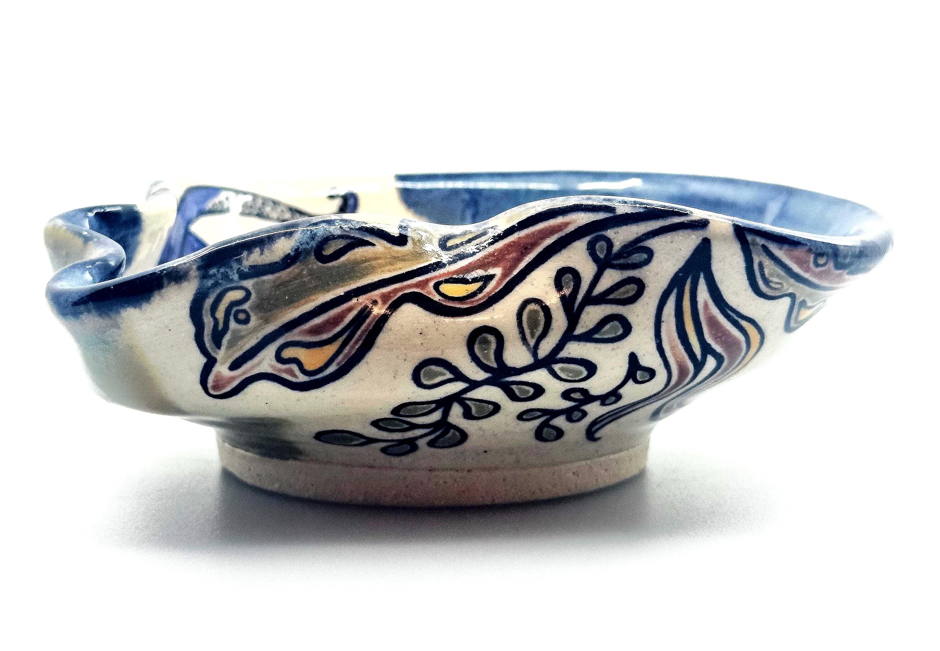 Octopus’ Garden: Wheel Thrown, Hand-Painted Ceramic Bowl