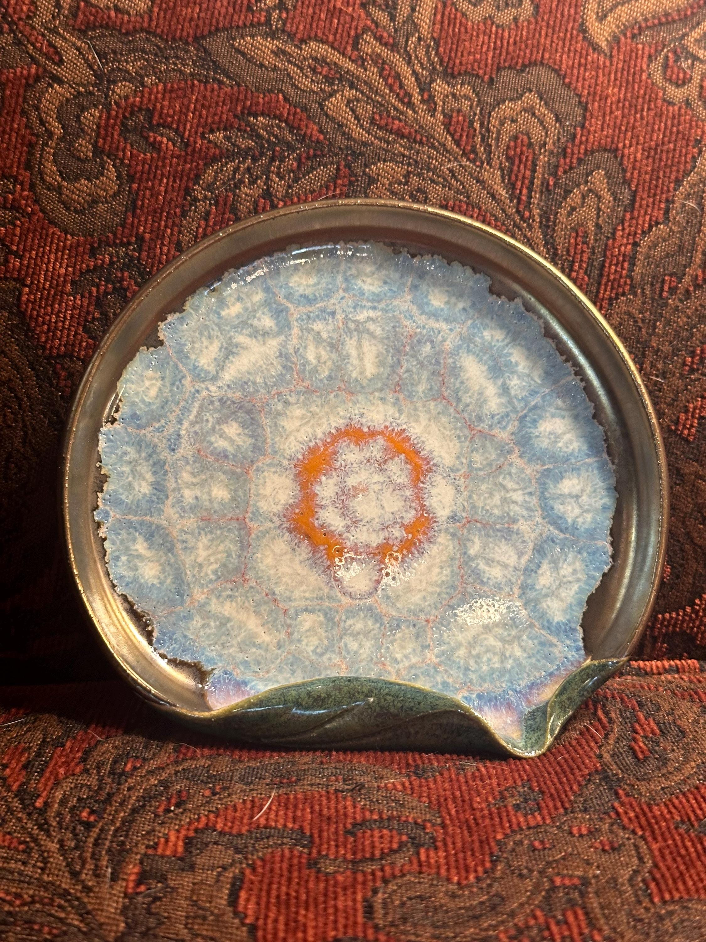 Leafy: Wheel Thrown, Hand-Painted Ceramic Bowl