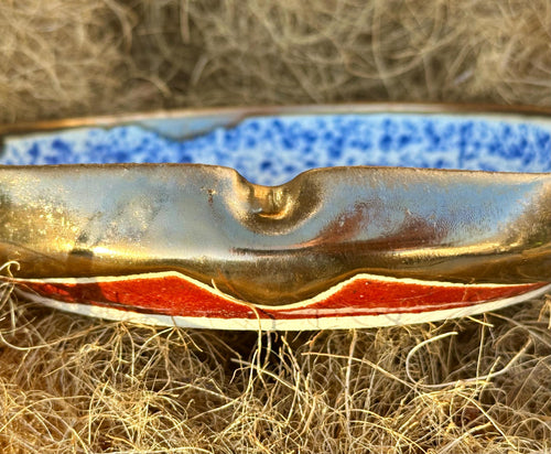 Bleeding Hearts: Wheel Thrown, Hand-Painted Ceramic Bowl