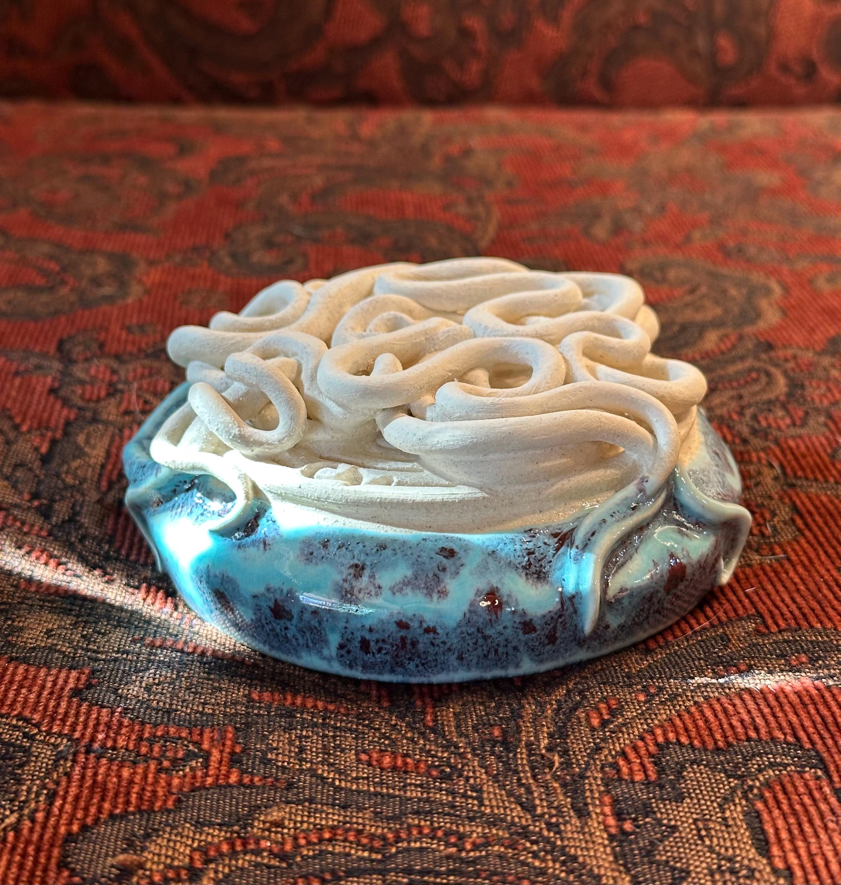 The Reflecting Pool: Wheel Thrown, Hand-Painted Ceramic Bowl
