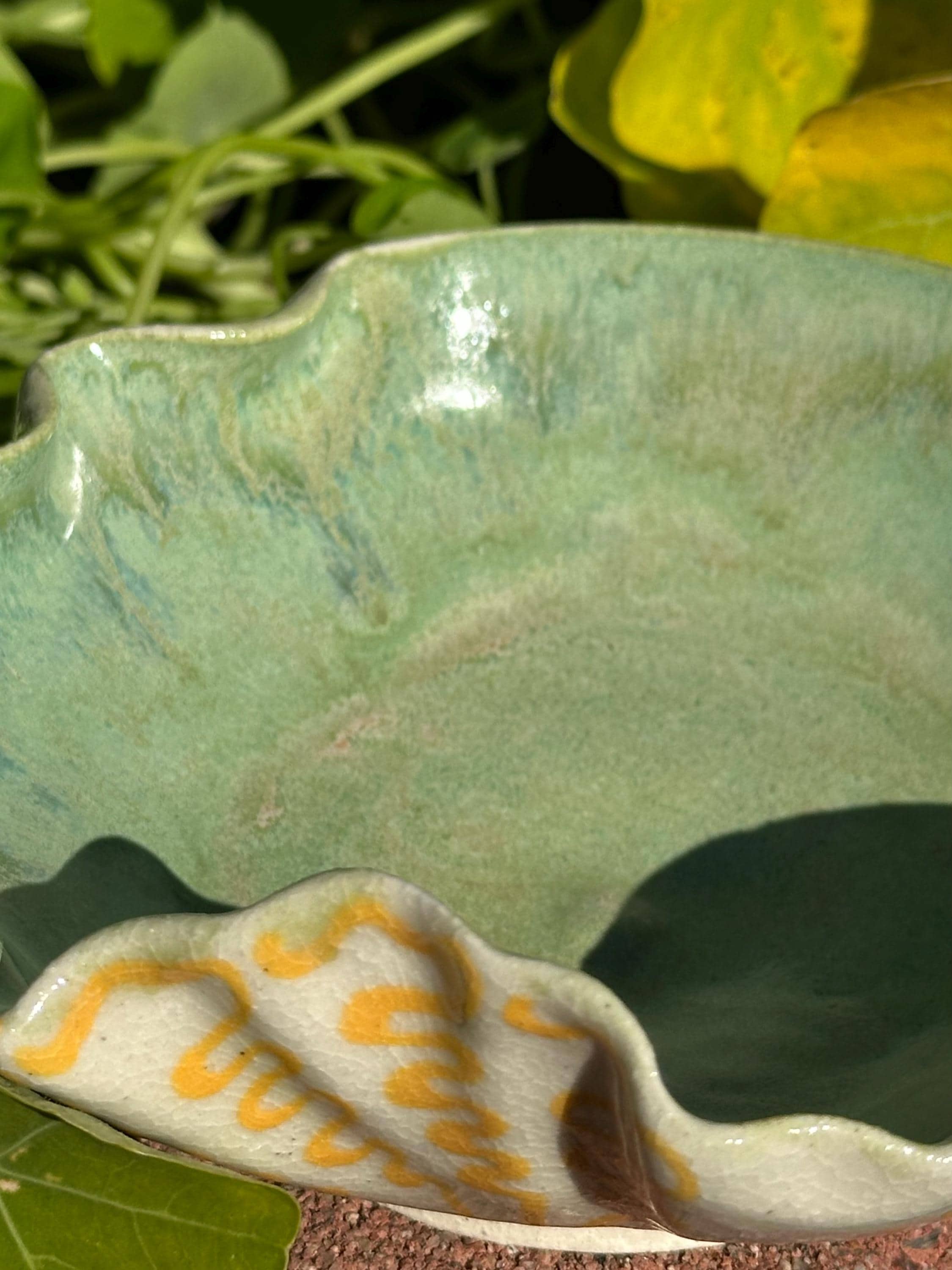 Overwhelmingly Yellow: Wheel Thrown, Hand-Painted Ceramic Bowl