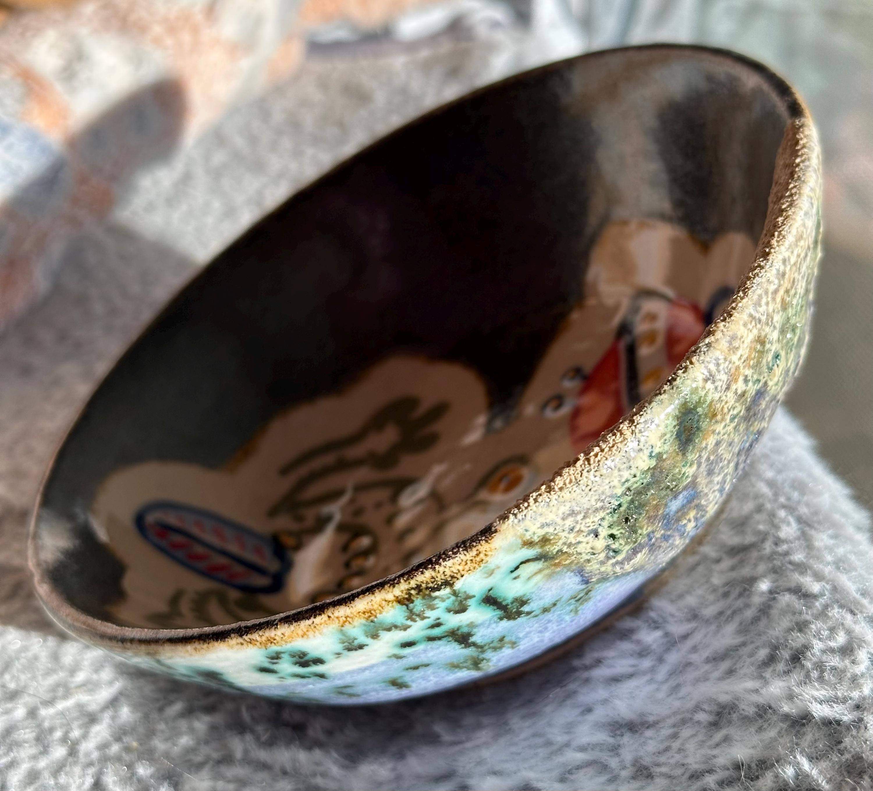 Invasion!- multimedia ceramic art piece