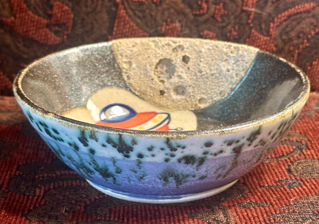 Invasion!- multimedia ceramic art piece