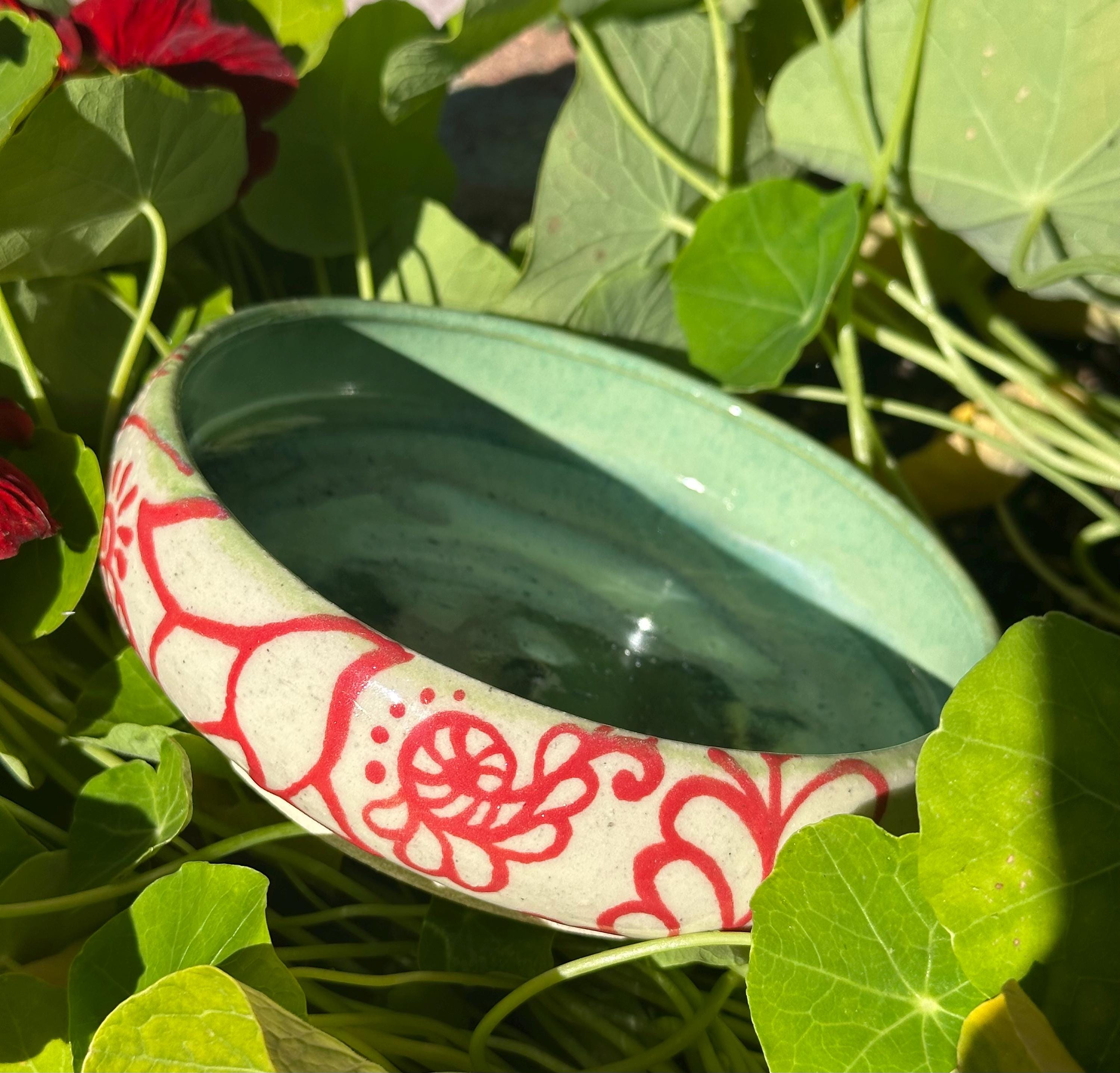 Perfect Paisley: Wheel Thrown, Hand-Painted Ceramic Bowl
