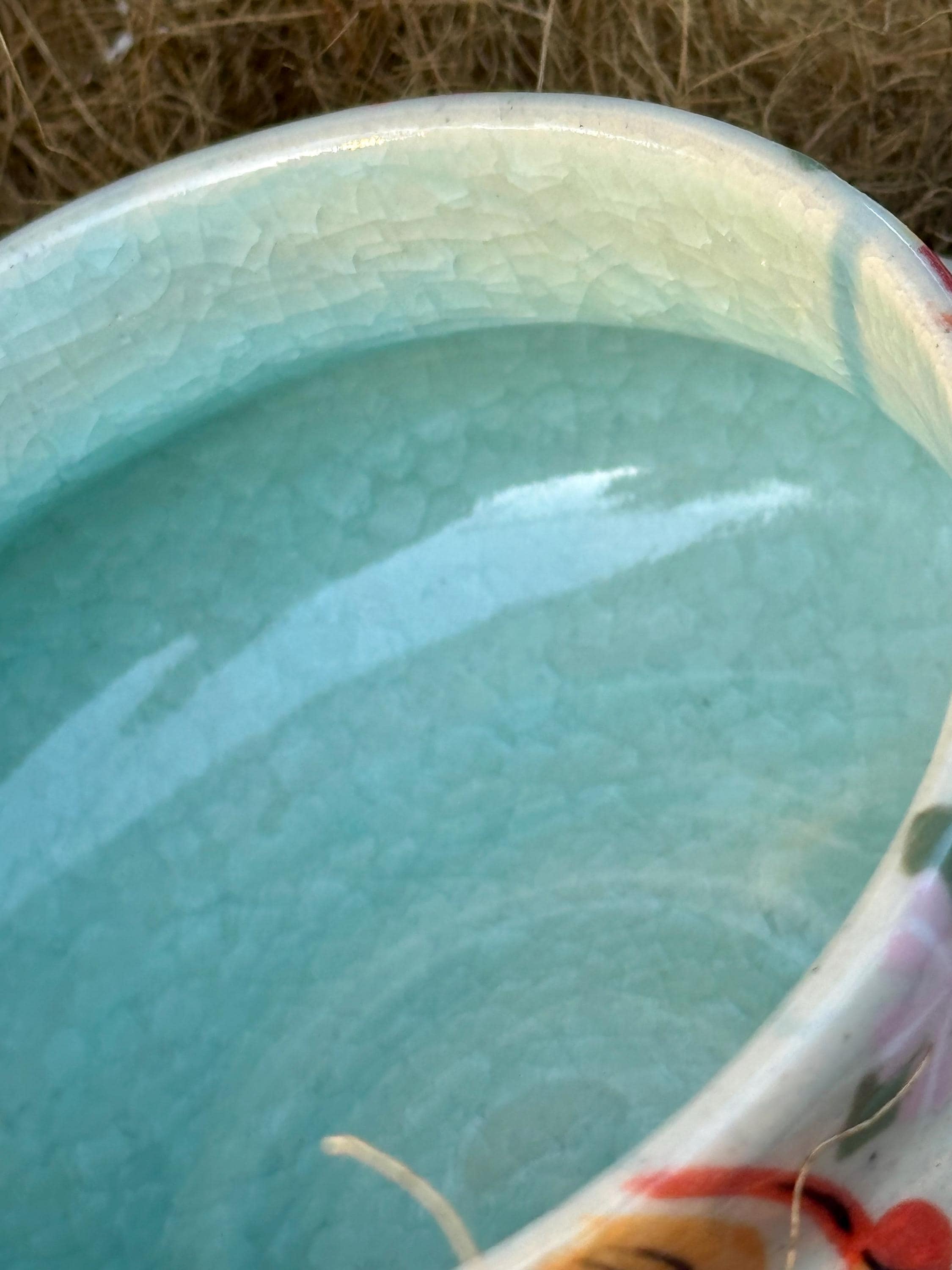 Flower Bower: Wheel Thrown, Hand-Painted Ceramic Bowl