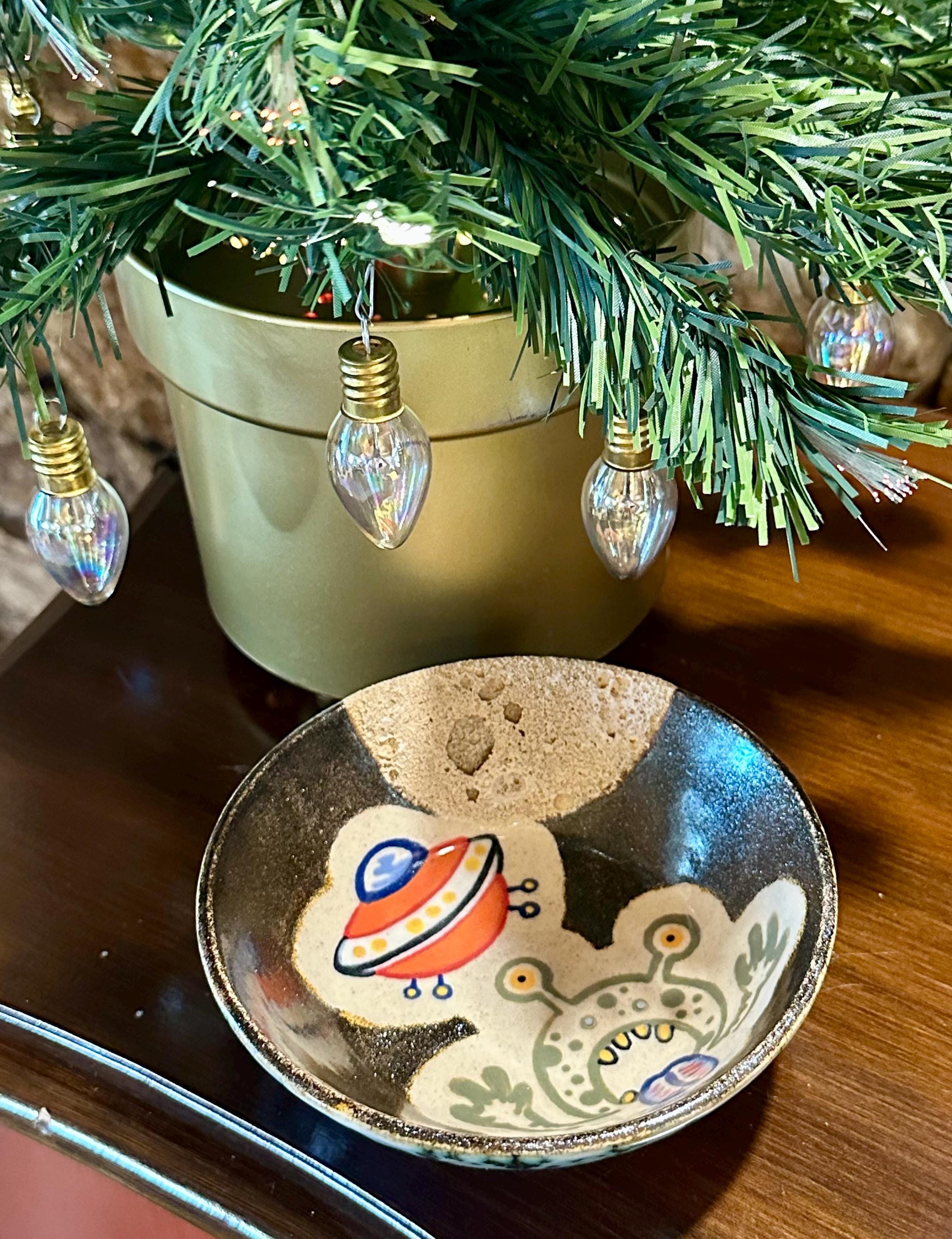 Invasion!- multimedia ceramic art piece